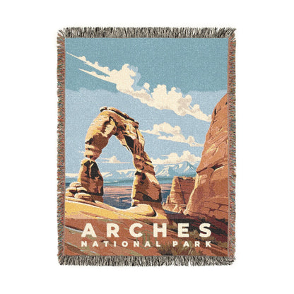 Arches National Park Woven Blanket | S07