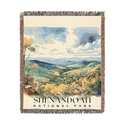 Shenandoah National Park Woven Blanket | S04