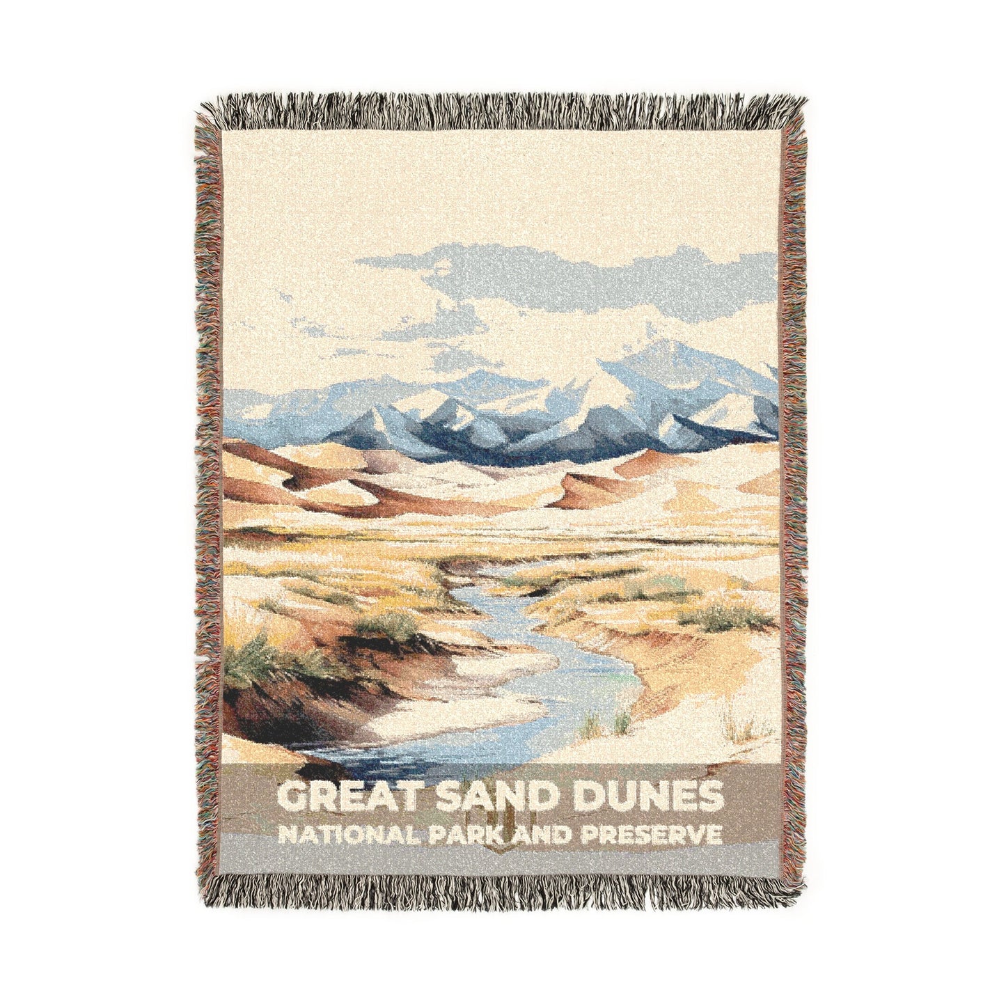 Great Sand Dunes National Park Woven Blanket | S08