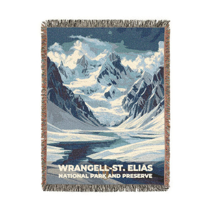 Wrangell-St. Elias National Park Woven Blanket | S11