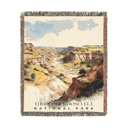 Theodore Roosevelt National Park Woven Blanket | S04