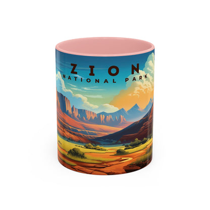 Zion National Park Mug | Accent Coffee Mug (11, 15oz)