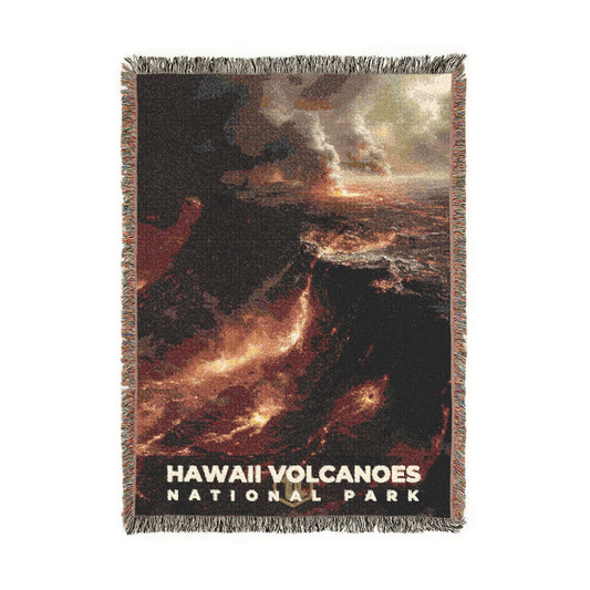 Hawaii Volcanoes National Park Woven Blanket | S12