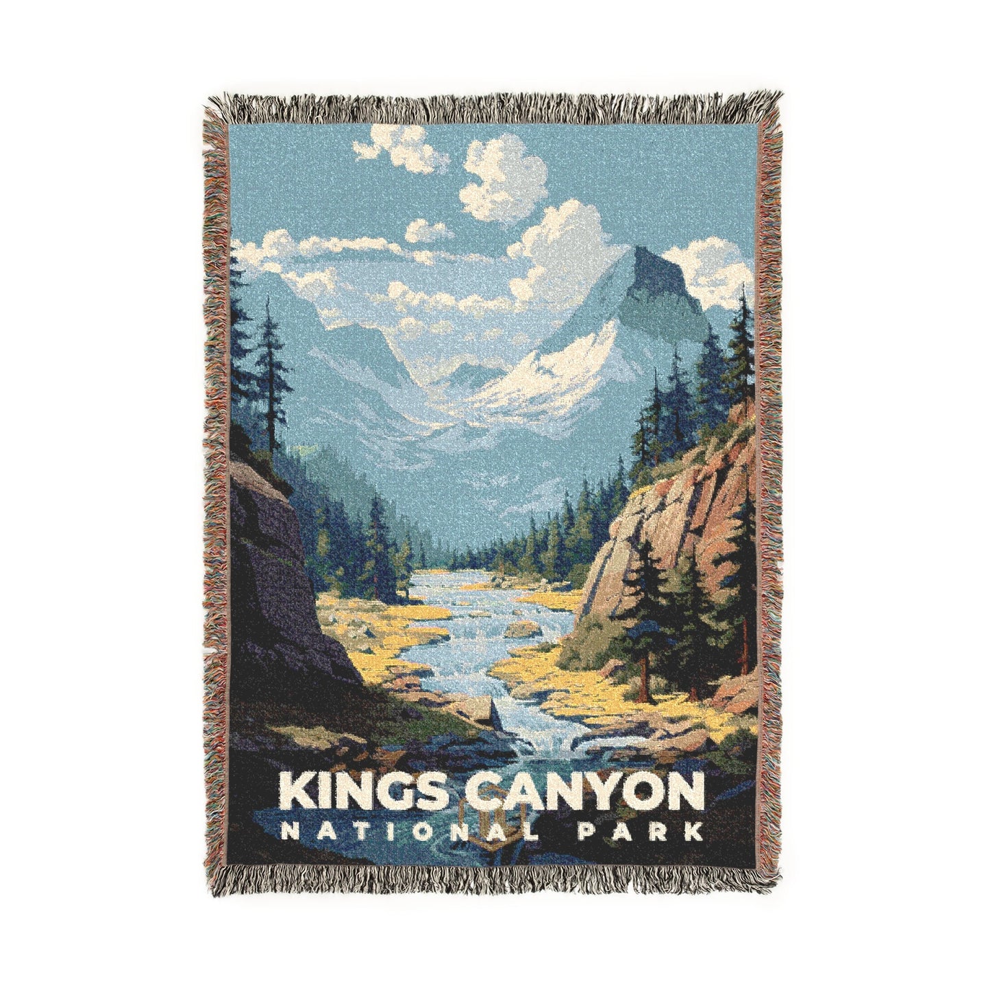Kings Canyon National Park Woven Blanket | S07