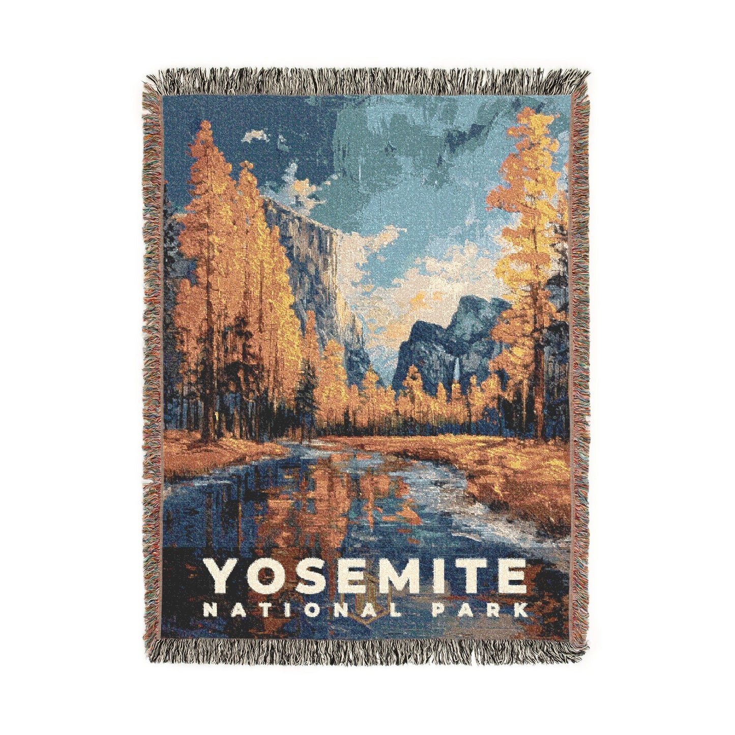 Yosemite National Park Woven Blanket | S14
