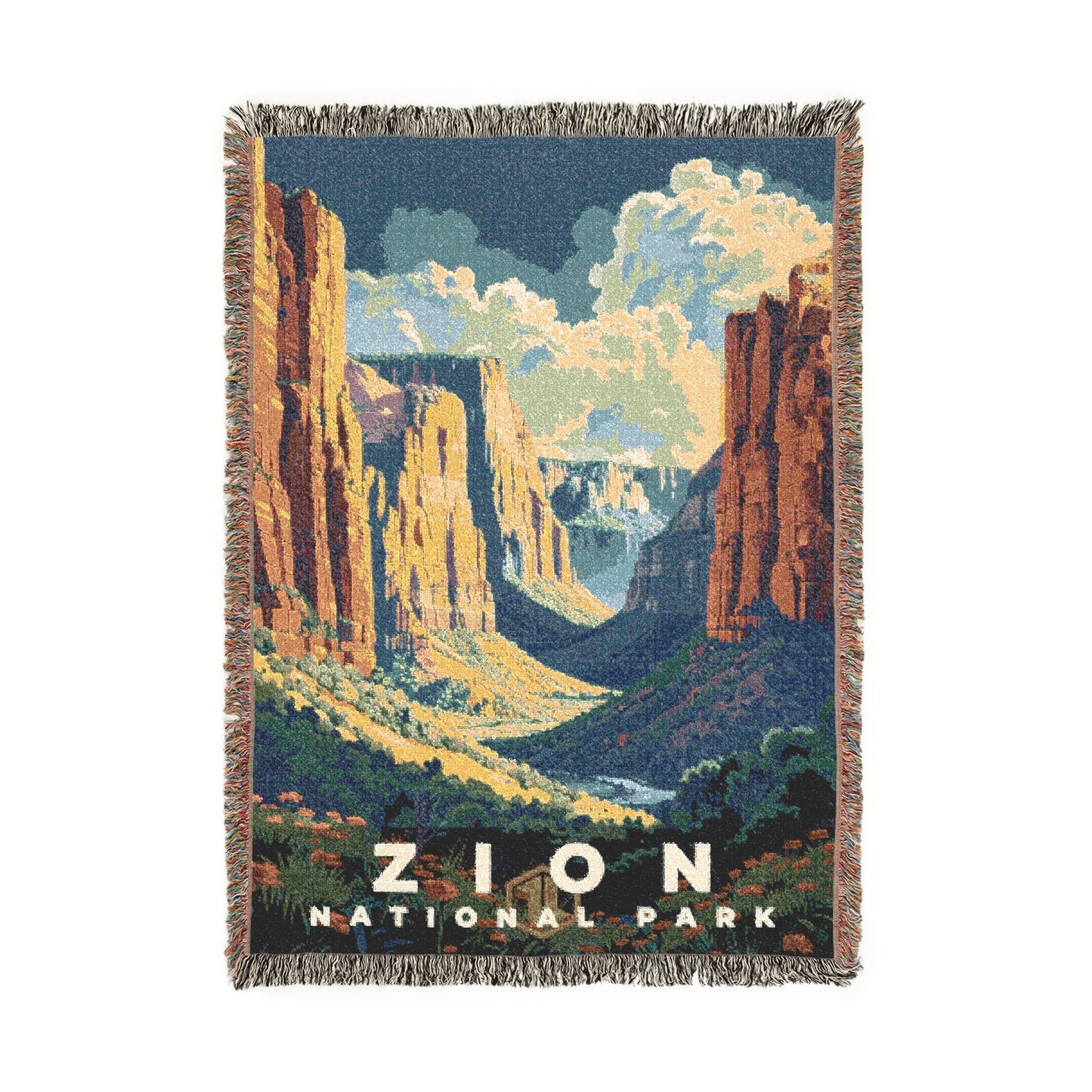 Zion National Park Woven Blanket | S11