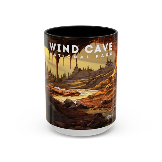 Wind Cave National Park Mug | Accent Coffee Mug (11, 15oz)
