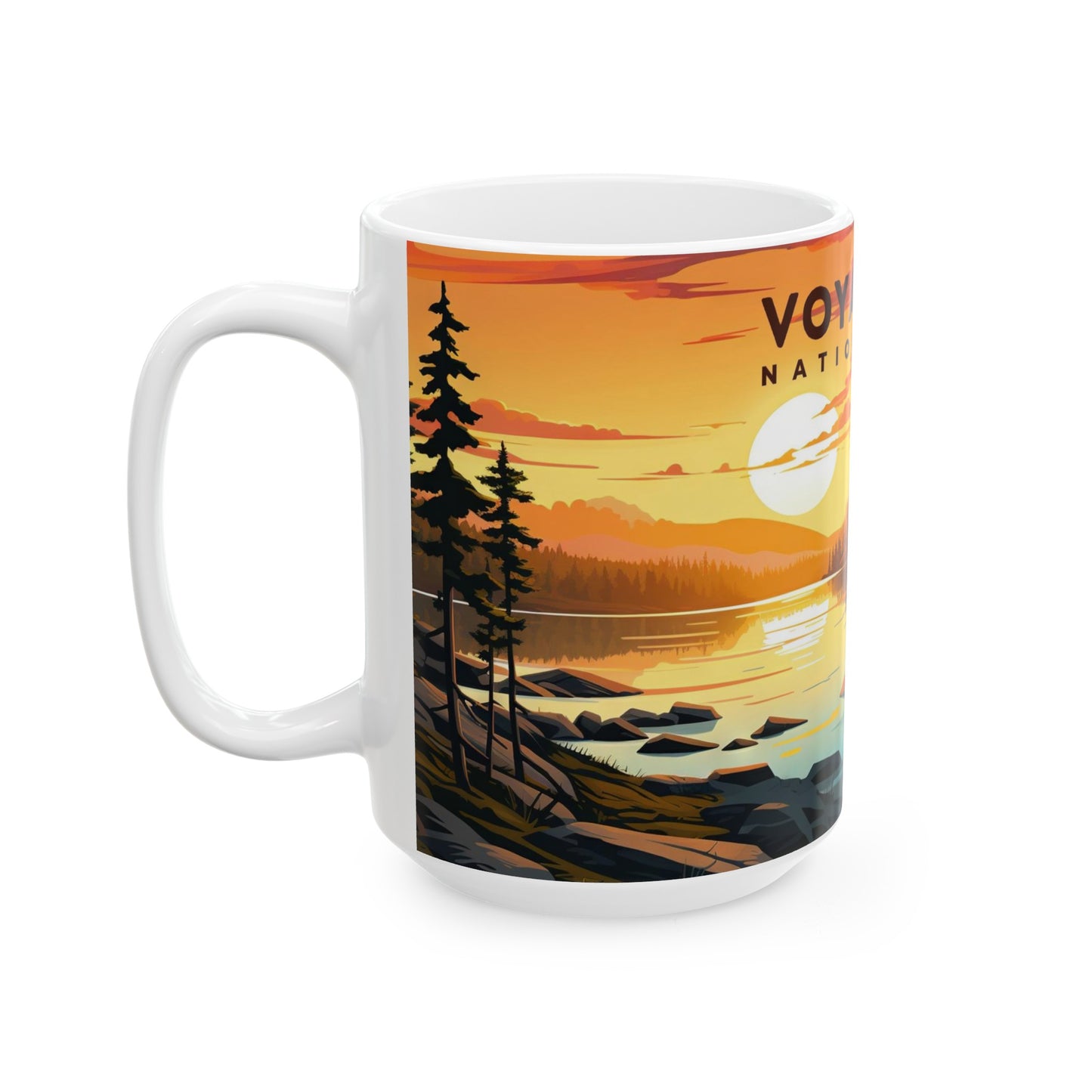 Voyageurs National Park Mug | White Ceramic Mug (11oz, 15oz)