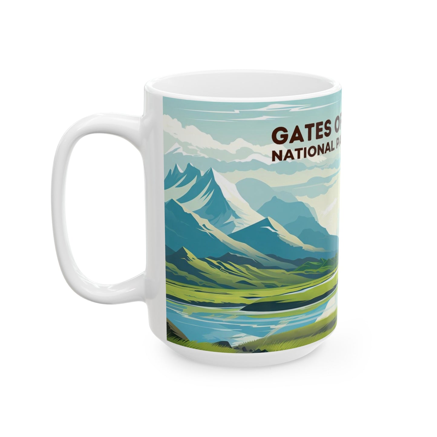 Gates of the Arctic National Park Mug | White Ceramic Mug (11oz, 15oz)