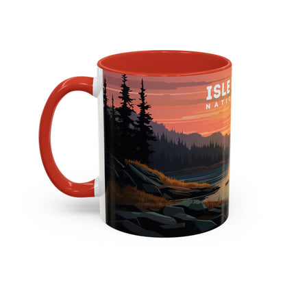 Isle Royale National Park Mug | Accent Coffee Mug (11, 15oz)