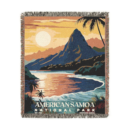 American Samoa National Park Woven Blanket | S05