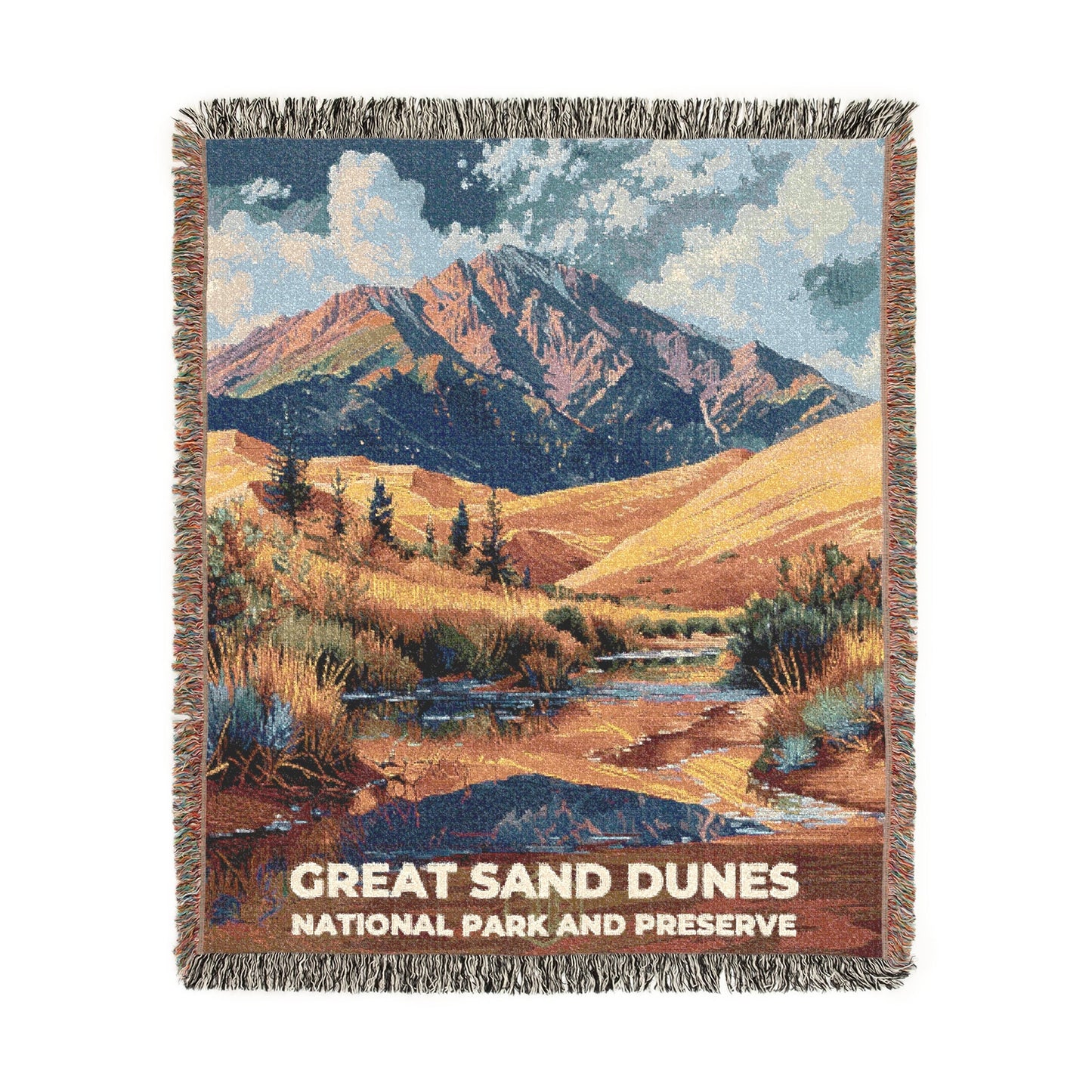 Great Sand Dunes National Park Woven Blanket | S18