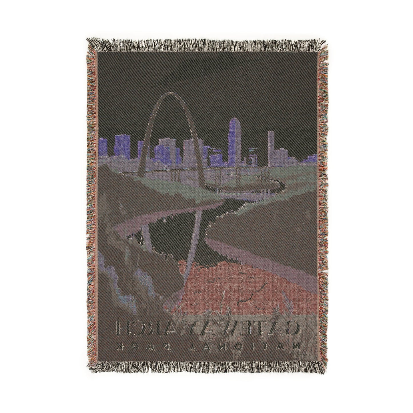 Gateway Arch National Park Woven Blanket | S01