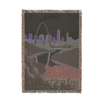 Gateway Arch National Park Woven Blanket | S01