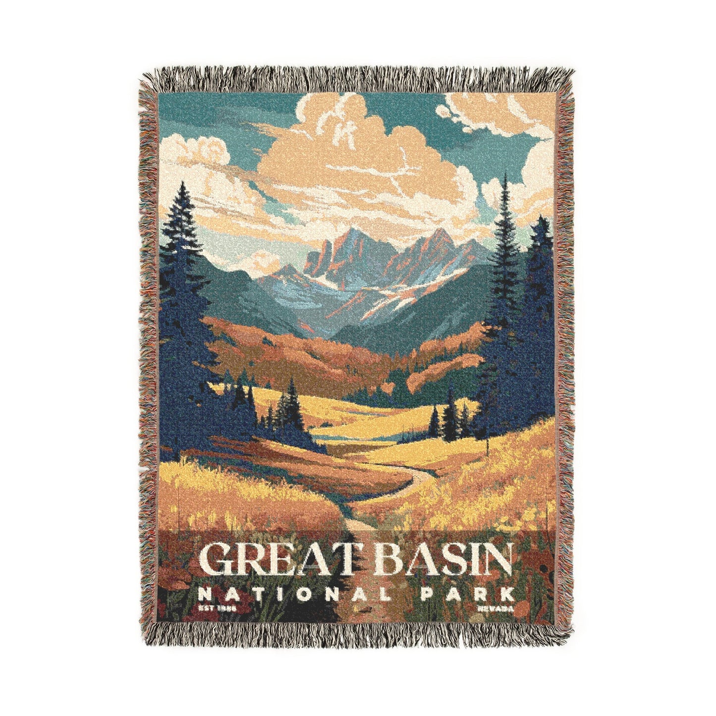Great Basin National Park Woven Blanket | S05