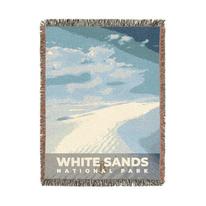 White Sands National Park Woven Blanket | S10