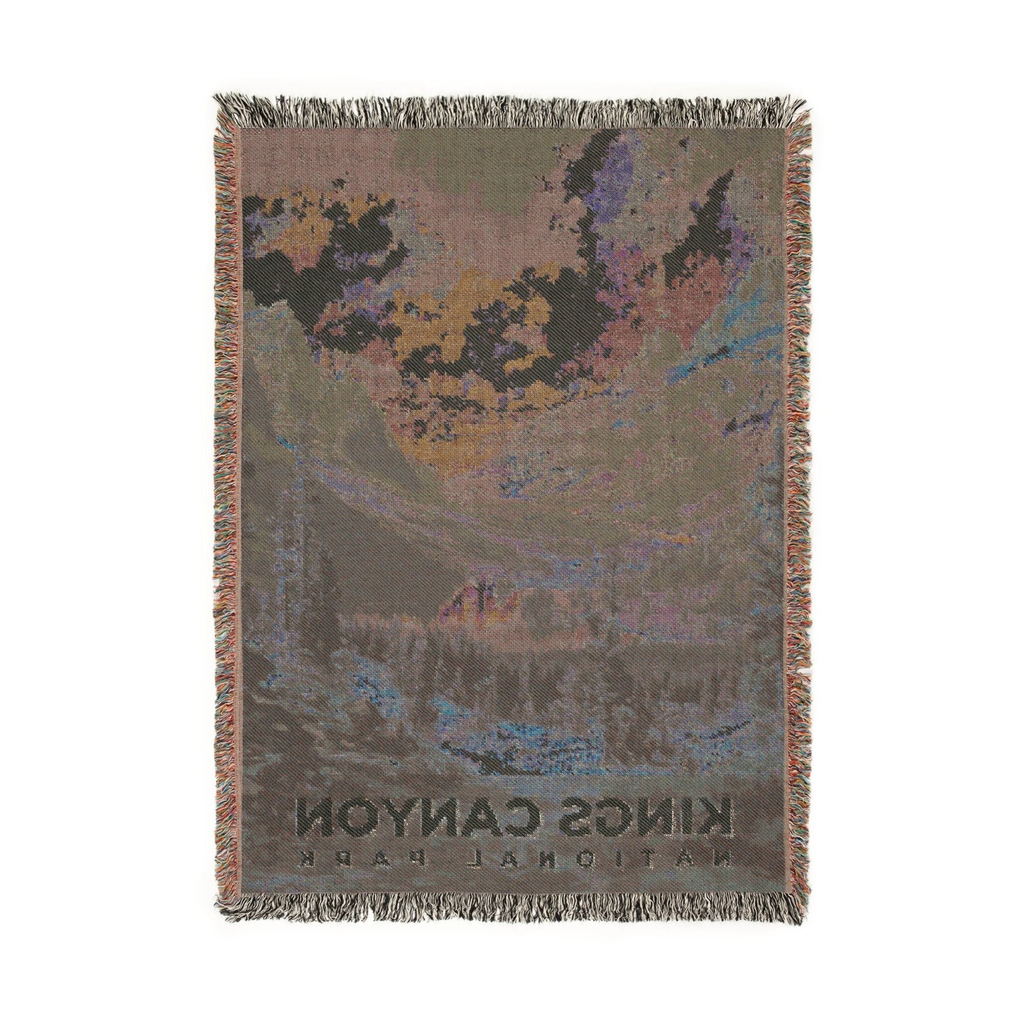 Kings Canyon National Park Woven Blanket | S14