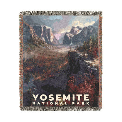 Yosemite National Park Woven Blanket | S12