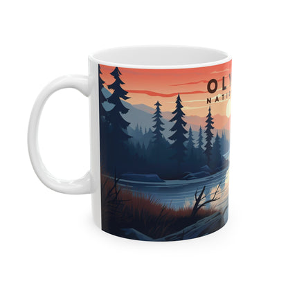 Olympic National Park Mug | White Ceramic Mug (11oz, 15oz)