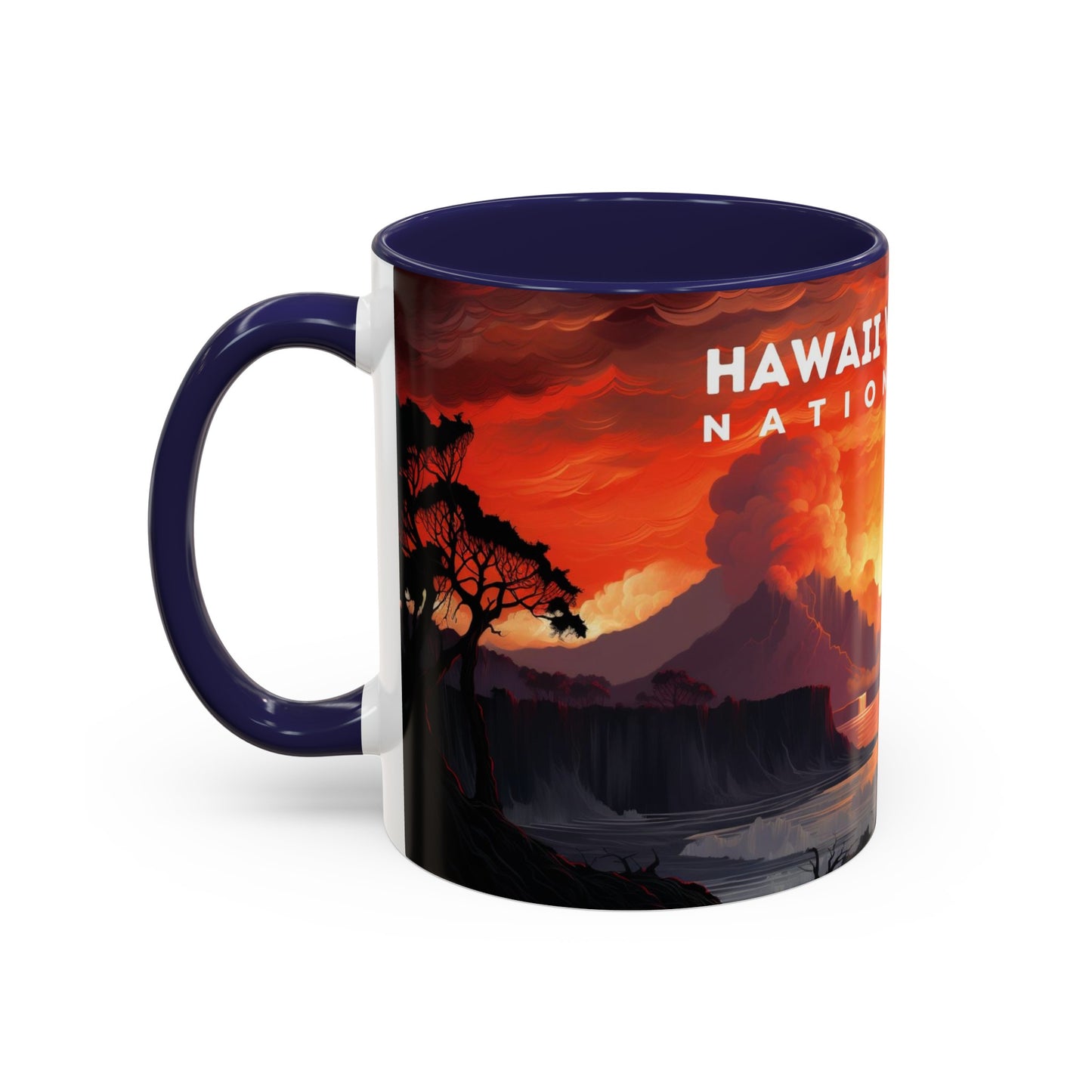 Hawaii Volcanoes National Park Mug | Accent Coffee Mug (11, 15oz)