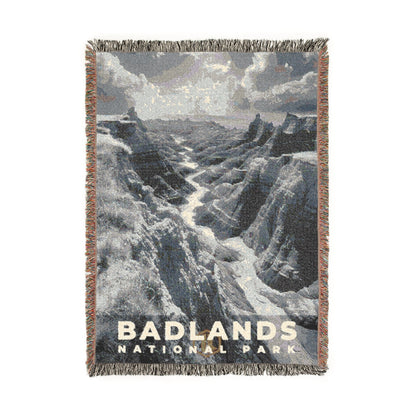 Badlands National Park Woven Blanket | S15