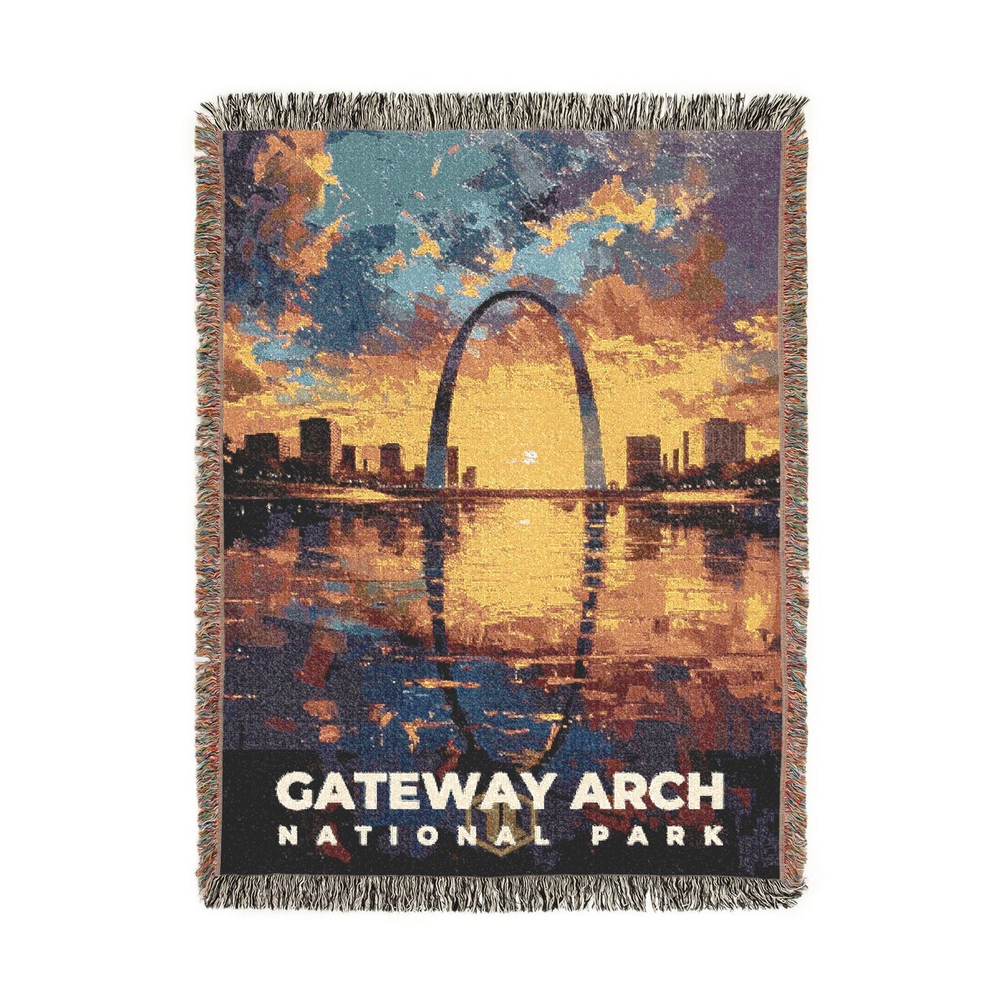 Gateway Arch National Park Woven Blanket | S14