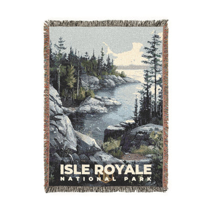 Isle Royale National Park Woven Blanket | S17