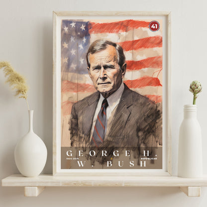 George H W Bush Poster | S03