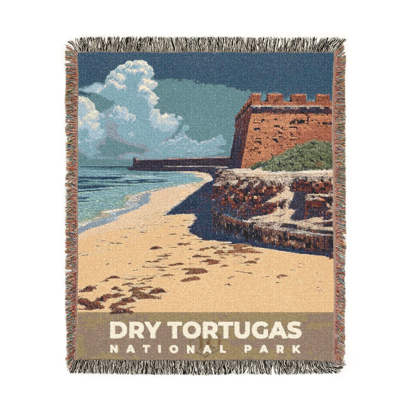 Dry Tortugas National Park Woven Blanket | S19
