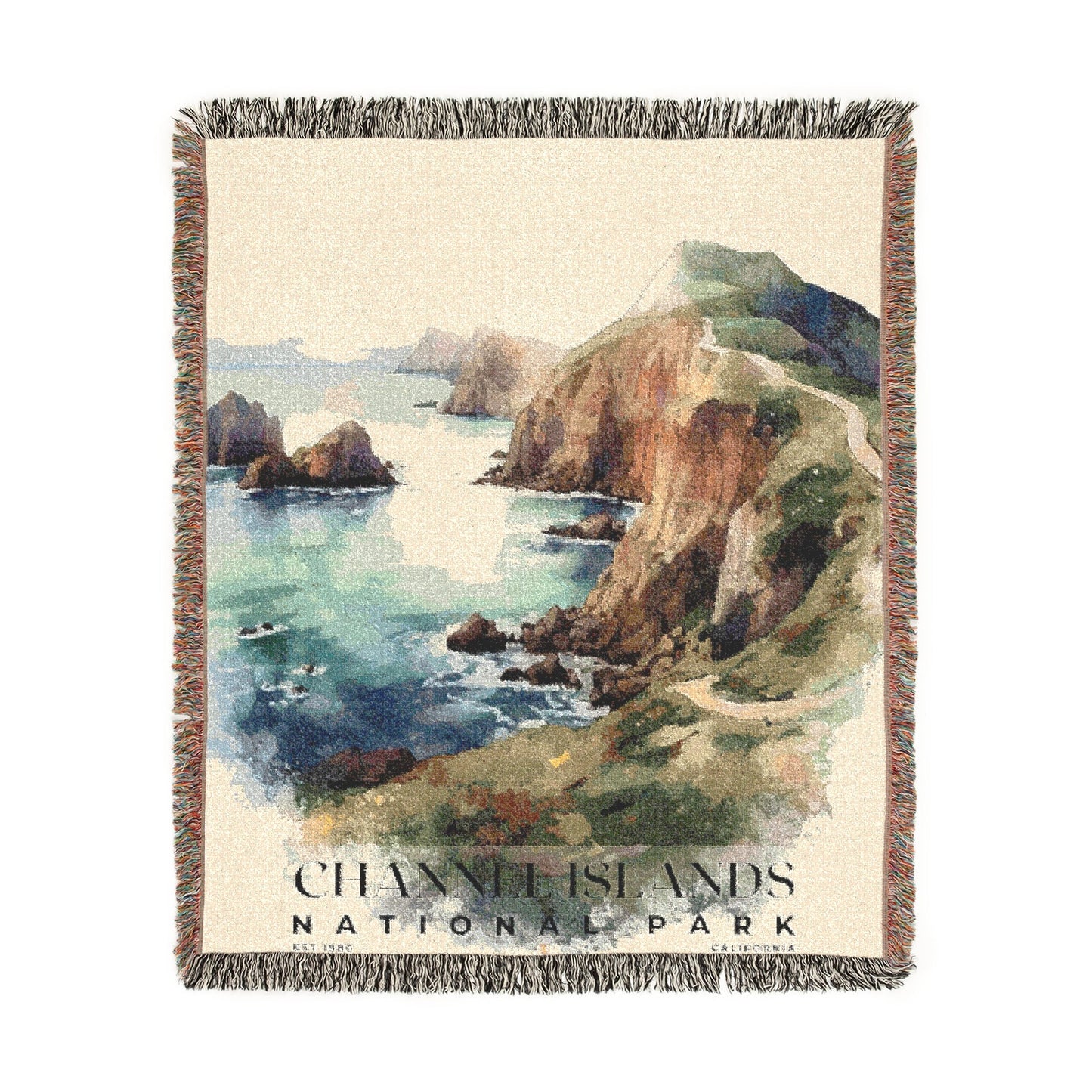 Channel Islands National Park Woven Blanket | S04