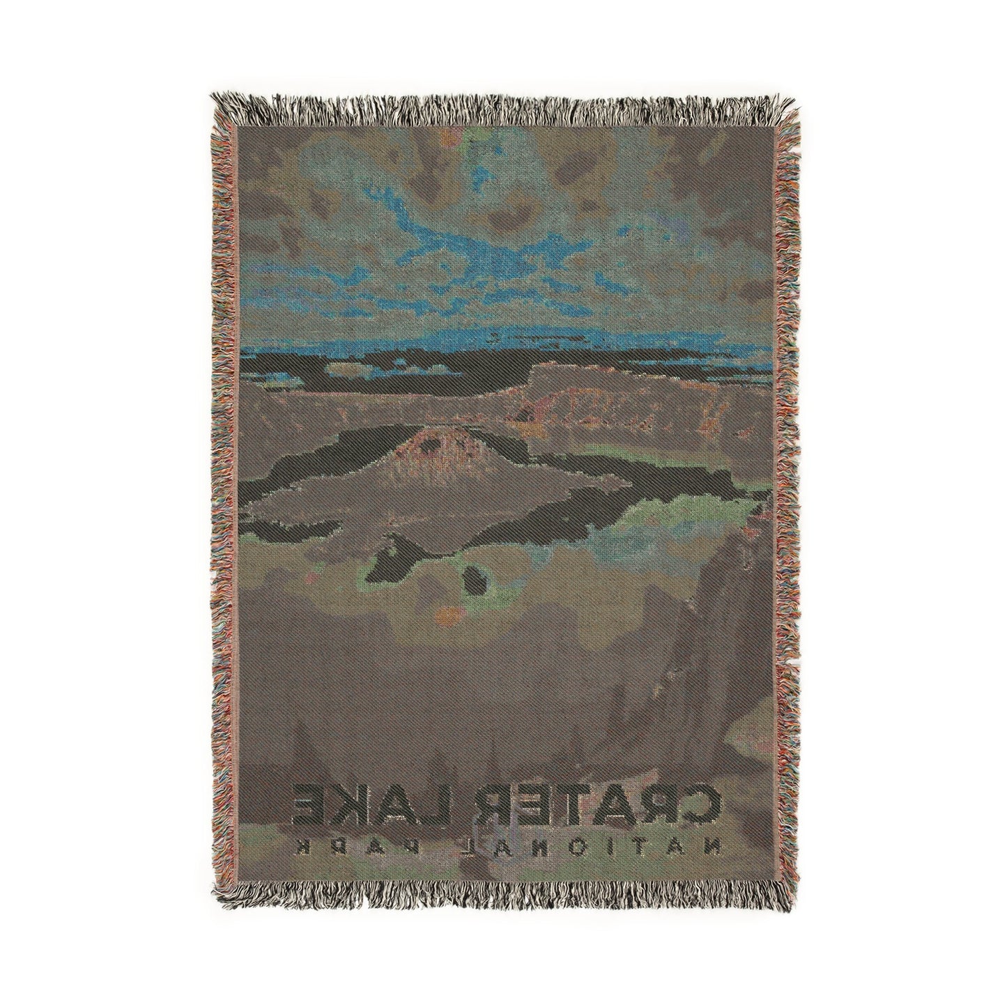 Crater Lake National Park Woven Blanket | S10