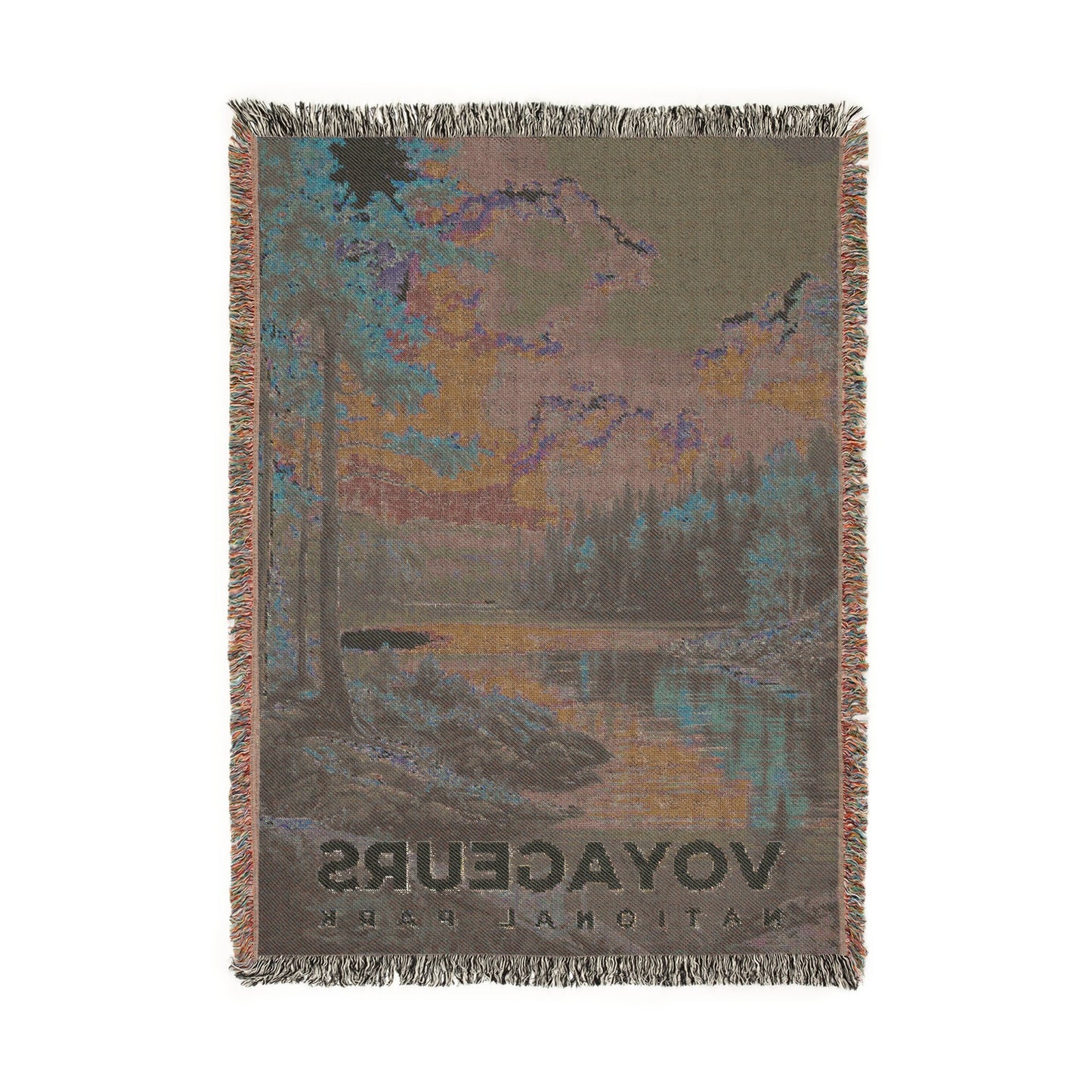 Voyageurs National Park Woven Blanket | S16