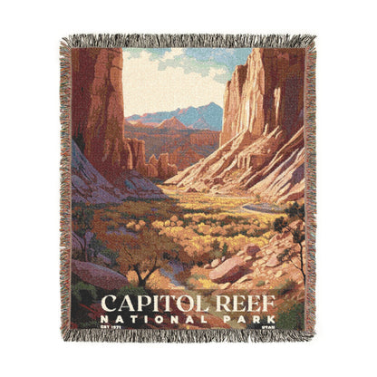 Capitol Reef National Park Woven Blanket | S02