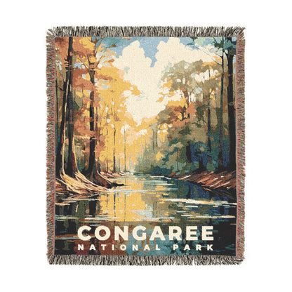 Congaree National Park Woven Blanket | S06