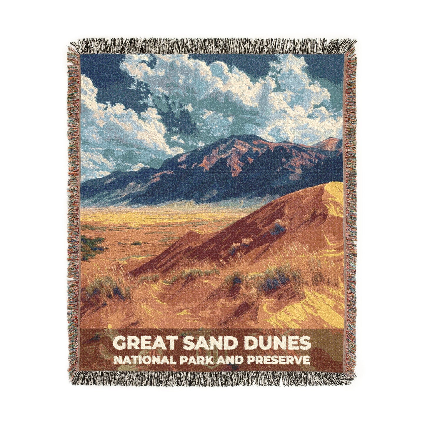 Great Sand Dunes National Park Woven Blanket | S13