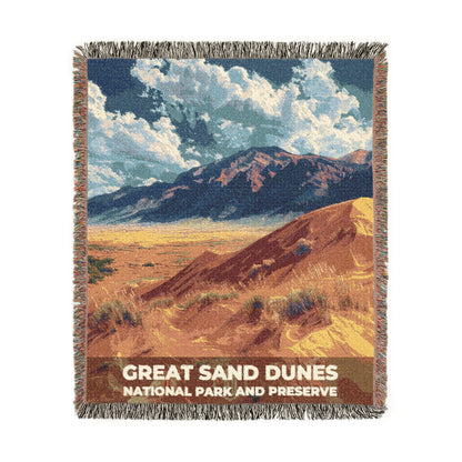 Great Sand Dunes National Park Woven Blanket | S13