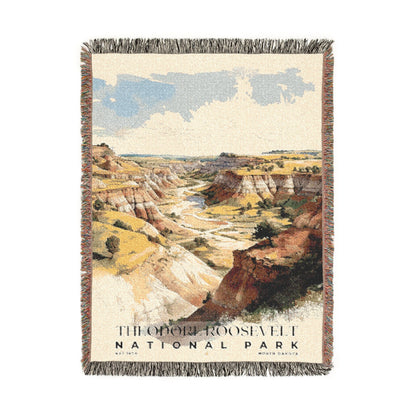 Theodore Roosevelt National Park Woven Blanket | S04