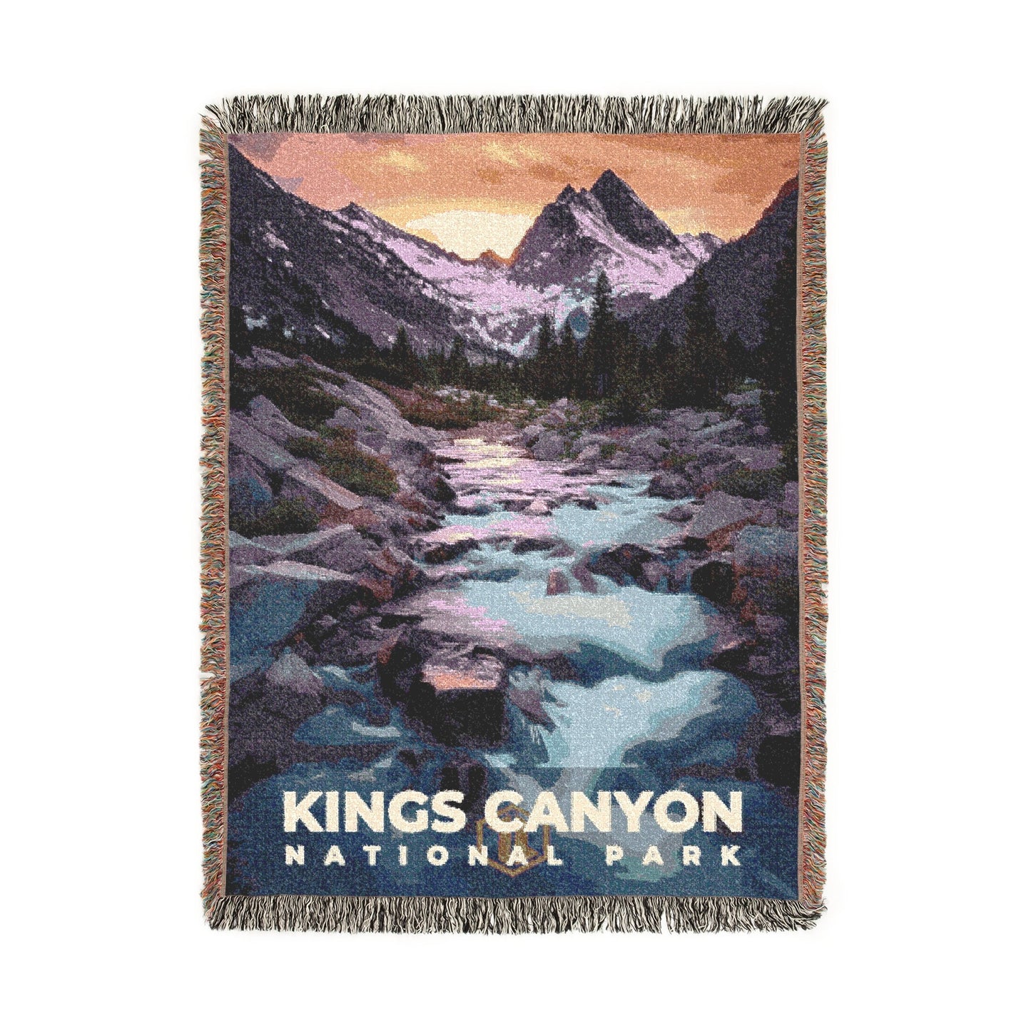 Kings Canyon National Park Woven Blanket | S10