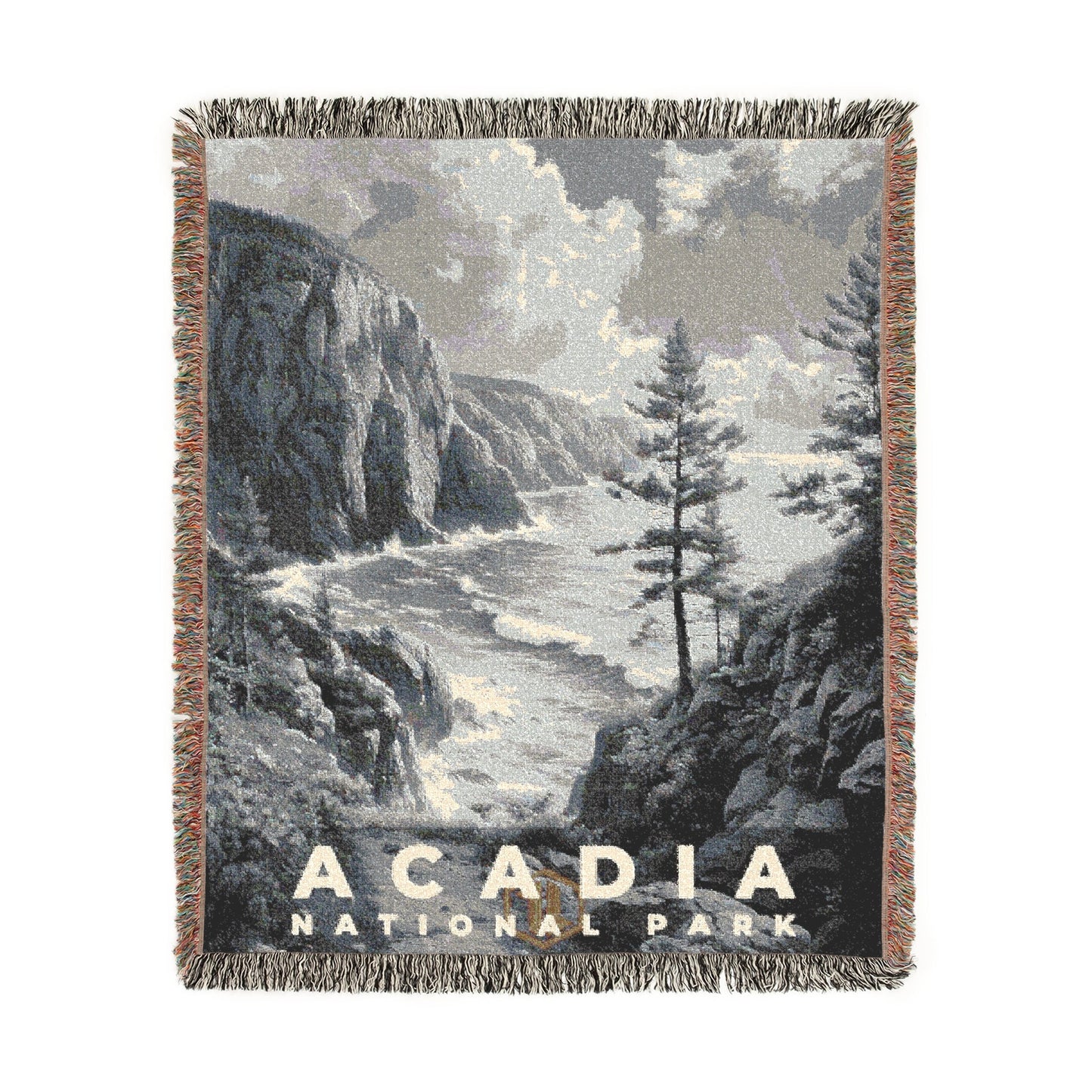 Acadia National Park Woven Blanket | S15