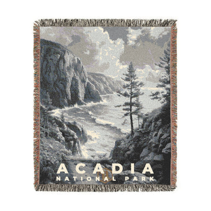 Acadia National Park Woven Blanket | S15