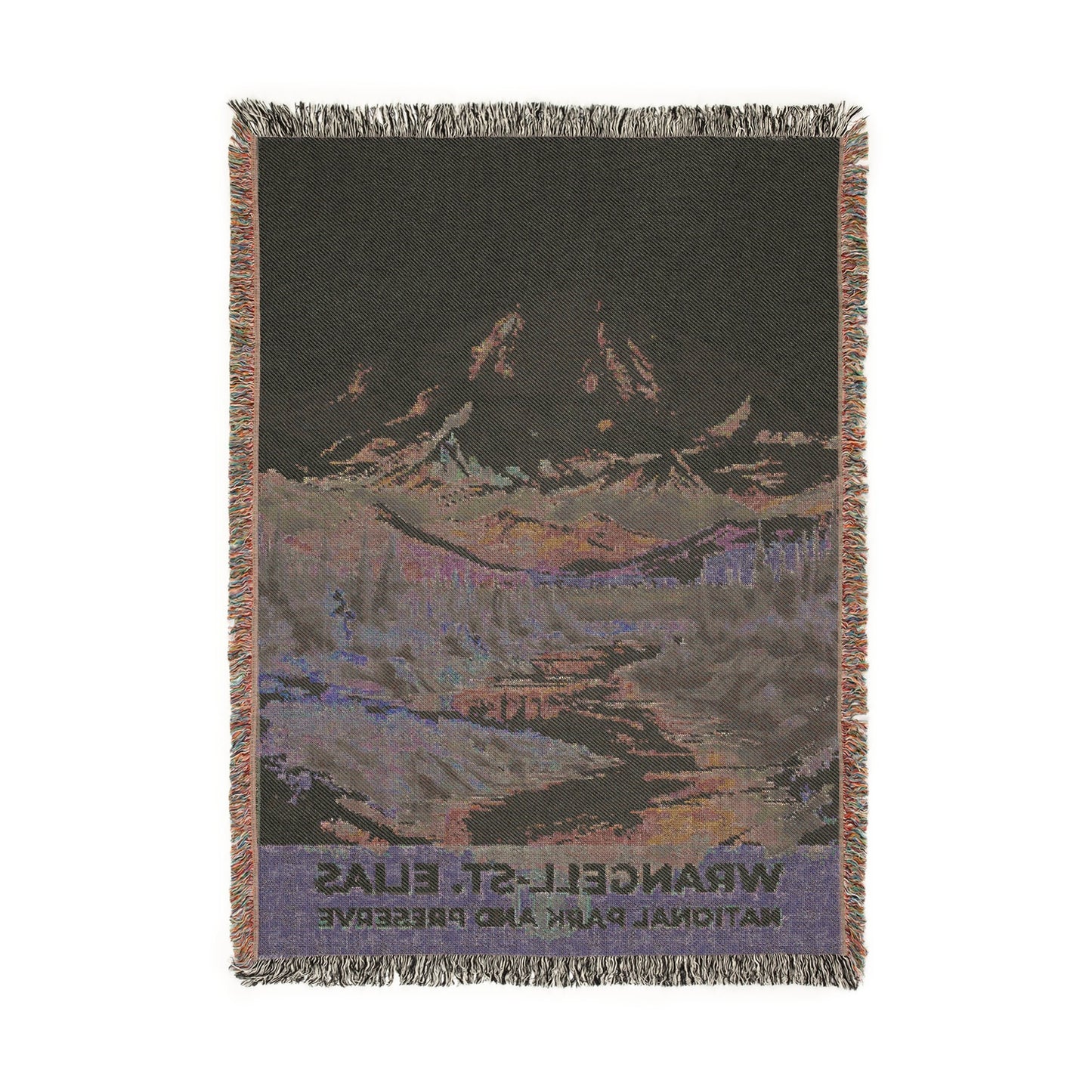 Wrangell-St. Elias National Park Woven Blanket | S08