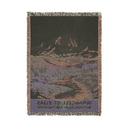 Wrangell-St. Elias National Park Woven Blanket | S08