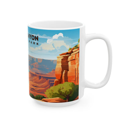 Grand Canyon National Park Mug | White Ceramic Mug (11oz, 15oz)