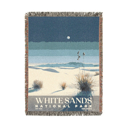 White Sands National Park Woven Blanket | S03