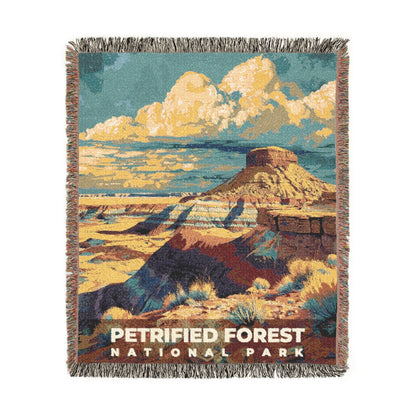 Petrified Forest National Park Woven Blanket | S11