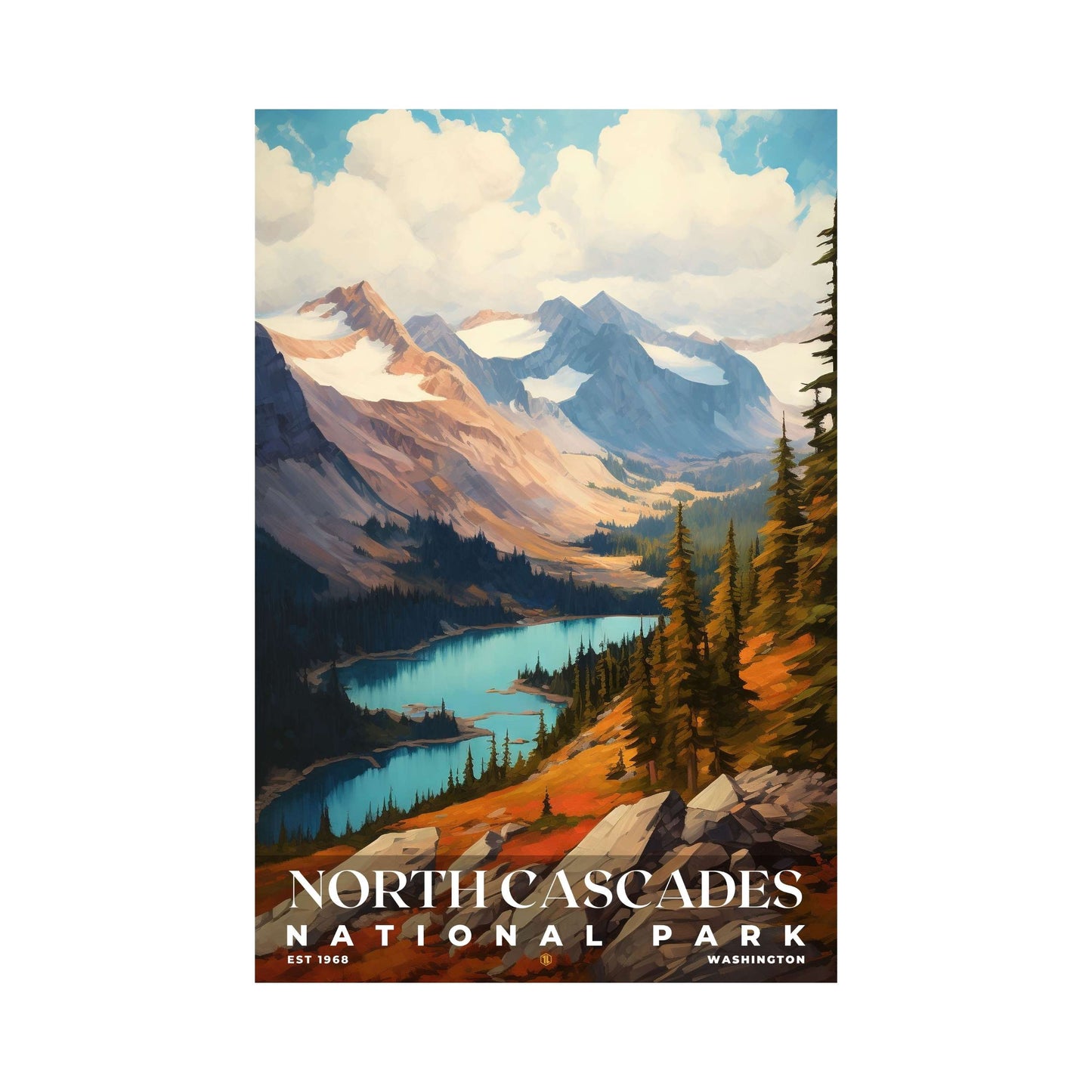 North Cascades National Park Poster | S06