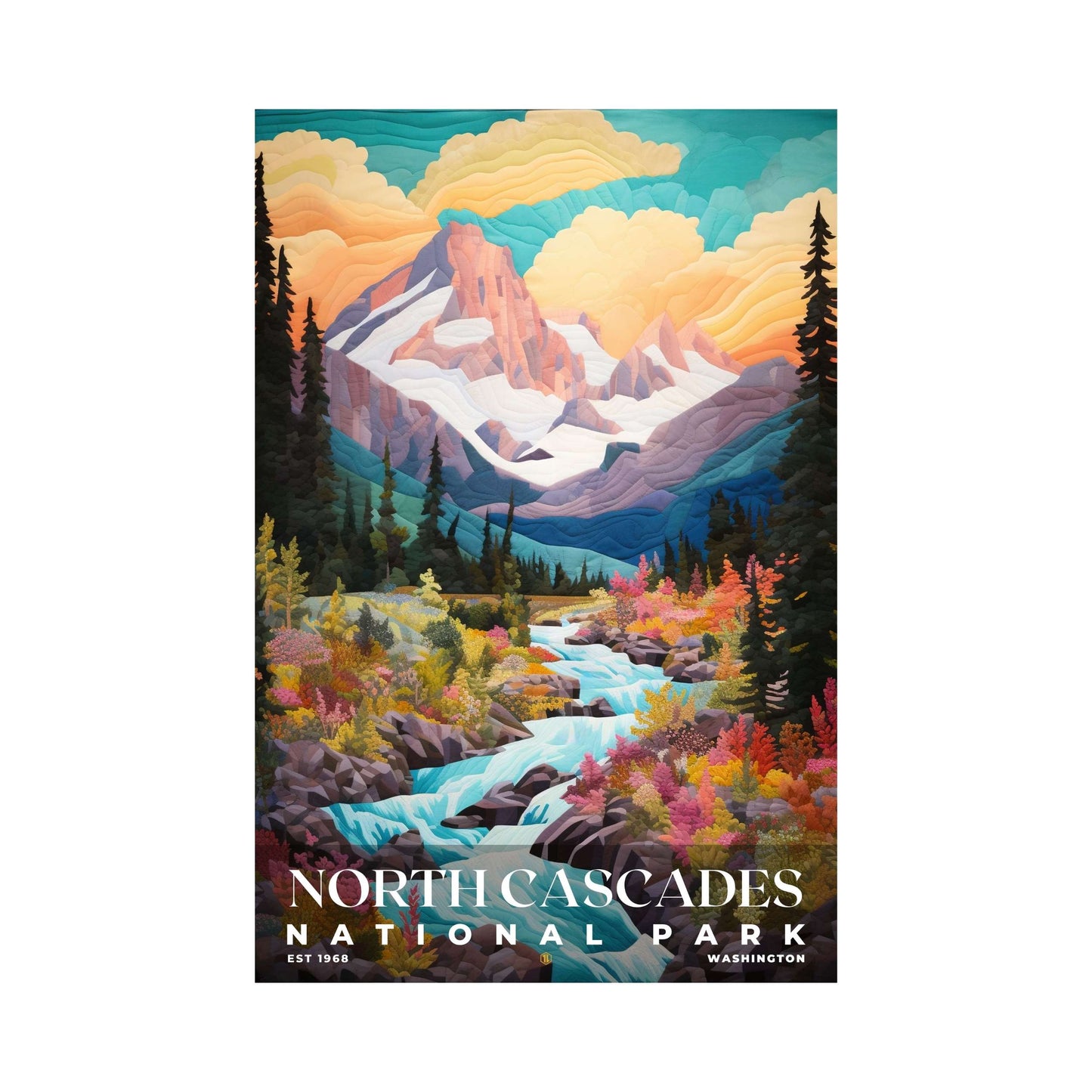 North Cascades National Park Poster | S09