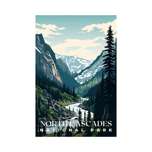 North Cascades National Park Poster | S01