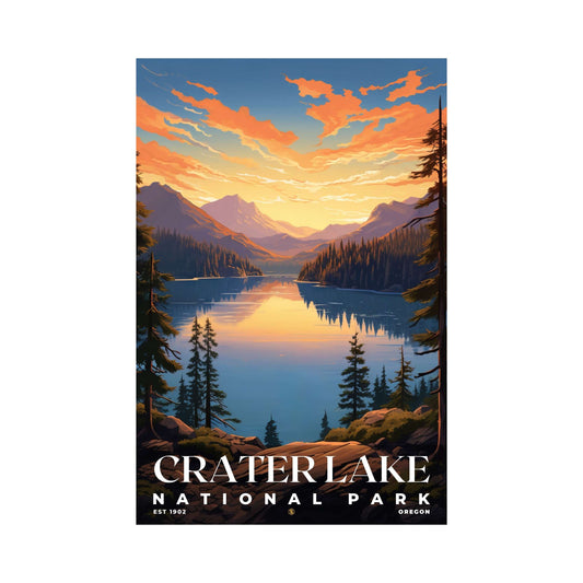 Crater Lake National Park Poster | S07