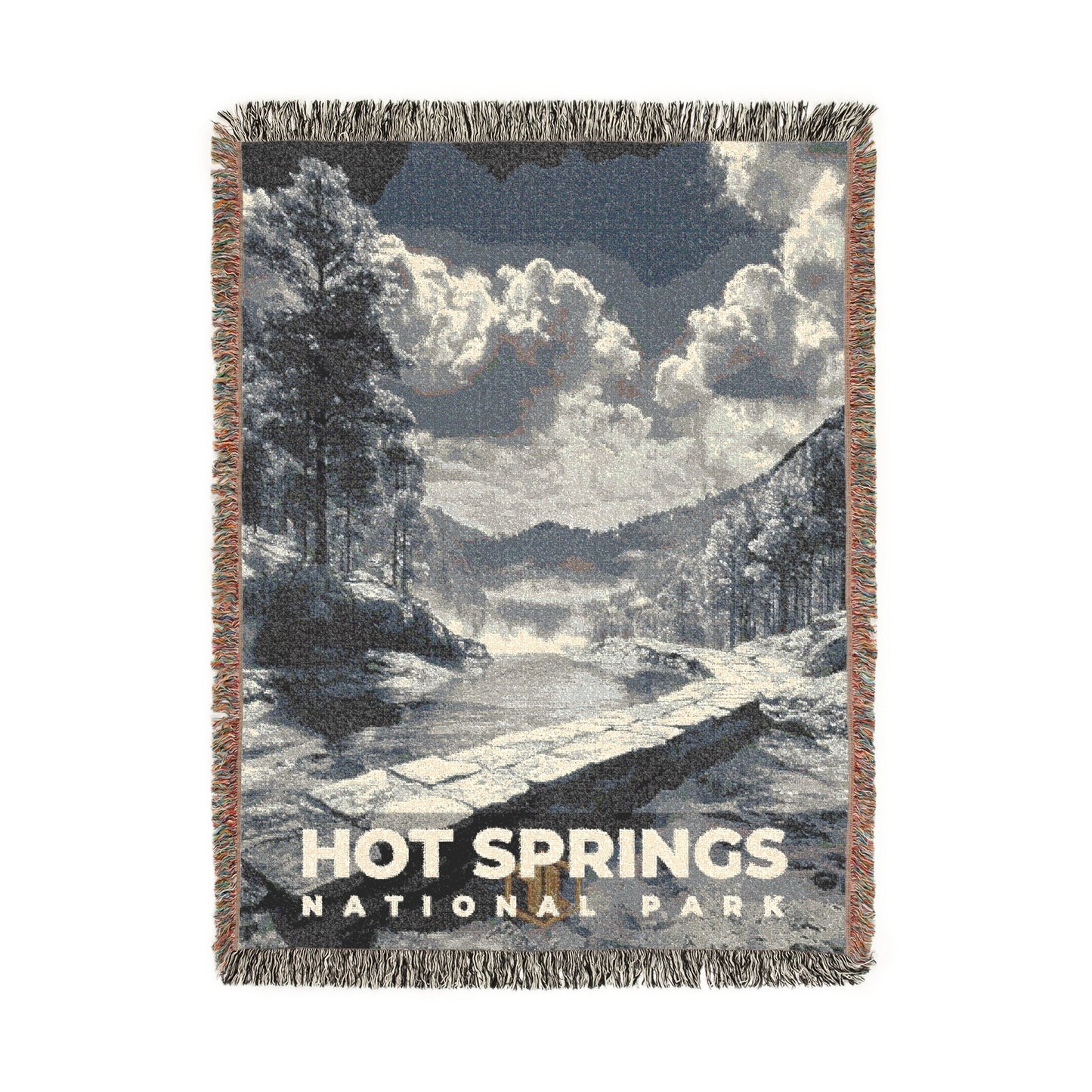 Hot Springs National Park Woven Blanket | S15
